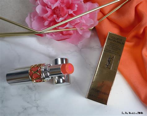 ysl tint in balm flirt me coral|YSL Volupte Tint in Balm .